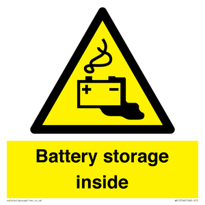 WE12746: Battery storage inside