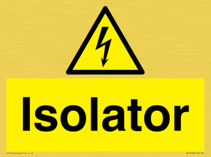 WE12748: Isolator