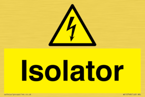 WE12748: Isolator