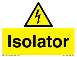 WE12748: Isolator
