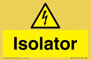 WE12748: Isolator