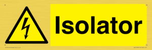 WE12748: Isolator