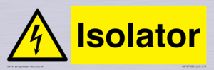 WE12748: Isolator