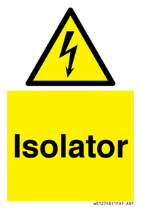 WE12748: Isolator