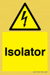 WE12748: Isolator