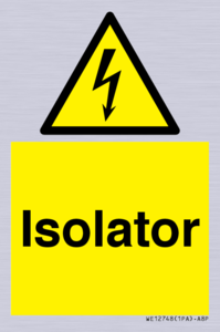WE12748: Isolator