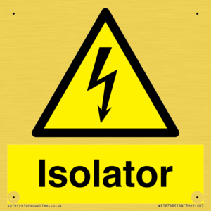 WE12748: Isolator
