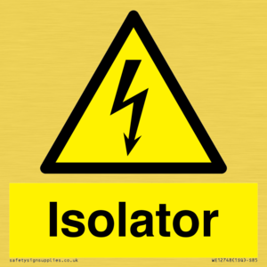 WE12748: Isolator