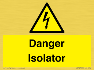 WE12752: Danger Isolator