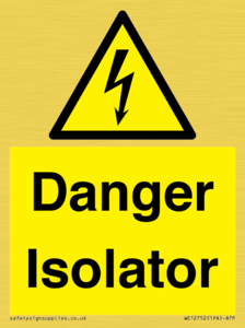 WE12752: Danger Isolator