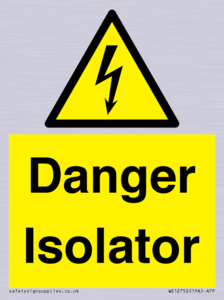 WE12752: Danger Isolator