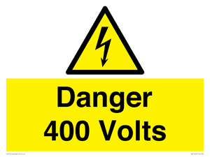 WE14543: Danger 400 Volts