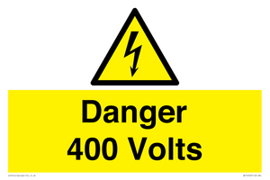 WE14543: Danger 400 Volts