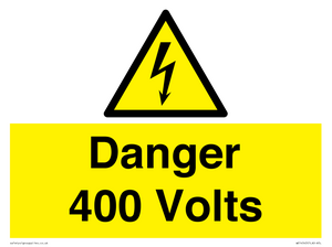 WE14543: Danger 400 Volts
