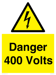WE14543: Danger 400 Volts