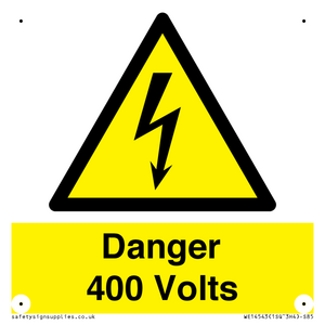 WE14543: Danger 400 Volts