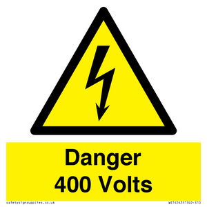 WE14543: Danger 400 Volts