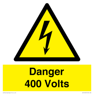 WE14543: Danger 400 Volts