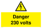WE1456: Danger 230 volts