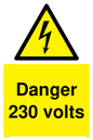 WE1456: Danger 230 volts