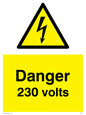 WE1456: Danger 230 volts