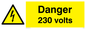 WE1456: Danger 230 volts