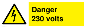 WE1456: Danger 230 volts