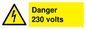 WE1456: Danger 230 volts