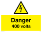 WE1457: Danger 400 volts