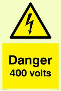 WE1457: Danger 400 volts