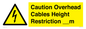 WE15806: Caution Overhead cables Height Restriction __m
