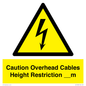 WE15806: Caution Overhead cables Height Restriction __m