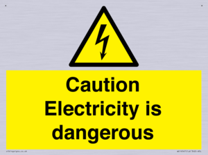 WE16547: Caution Electricity is dangerous