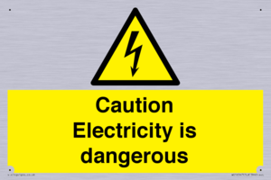 WE16547: Caution Electricity is dangerous
