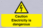 WE16547: Caution Electricity is dangerous