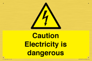 WE16547: Caution Electricity is dangerous