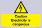 WE16547: Caution Electricity is dangerous