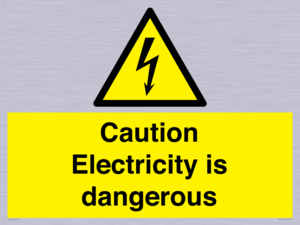 WE16547: Caution Electricity is dangerous