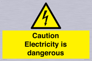 WE16547: Caution Electricity is dangerous