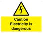 WE16547: Caution Electricity is dangerous