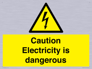 WE16547: Caution Electricity is dangerous