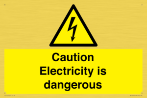 WE16547: Caution Electricity is dangerous