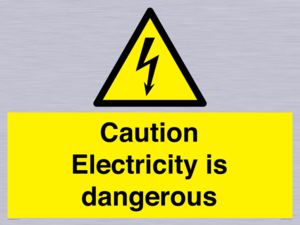 WE16547: Caution Electricity is dangerous