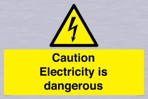 WE16547: Caution Electricity is dangerous