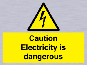 WE16547: Caution Electricity is dangerous