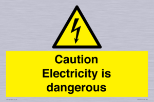 WE16547: Caution Electricity is dangerous