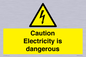 WE16547: Caution Electricity is dangerous