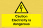WE16547: Caution Electricity is dangerous
