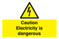 WE16547: Caution Electricity is dangerous
