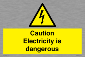 WE16547: Caution Electricity is dangerous